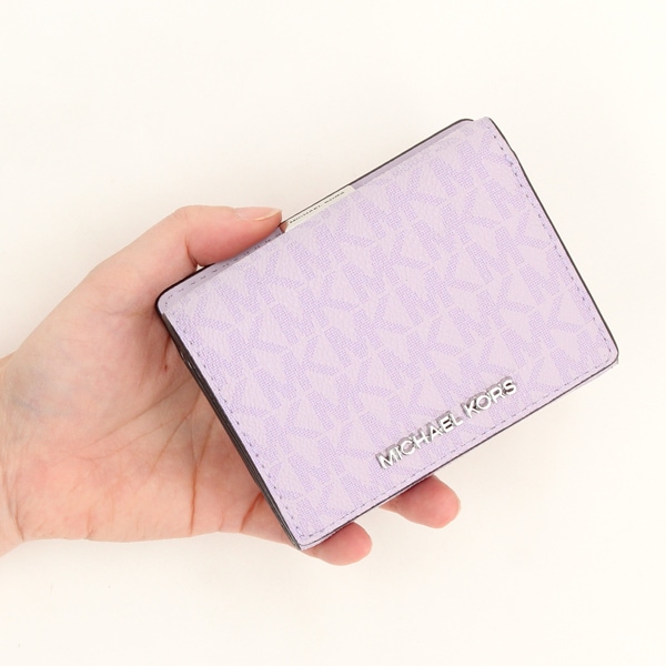 マイケル・コース（Michael Kors）/JET SET TRAVEL コンパクト ウォレット ミディアム − MKシグネチャー