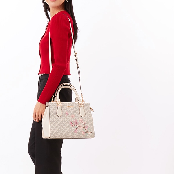 マイケル・コース（Michael Kors）/MARILYN エンブリッシュ サッチェル ミディアム − MKシグネチャー