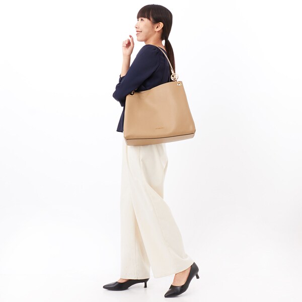 マイケル・コース（Michael Kors）/CHRISTINA ぺブル レザー ショルダー ラージ_9