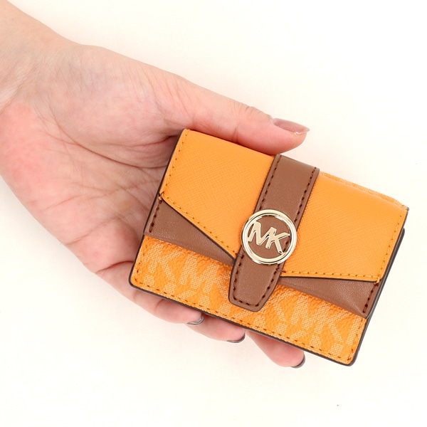 マイケル・コース（Michael Kors）/GREENWICH トライフォールド フラップ ウォレット エクストラスモール