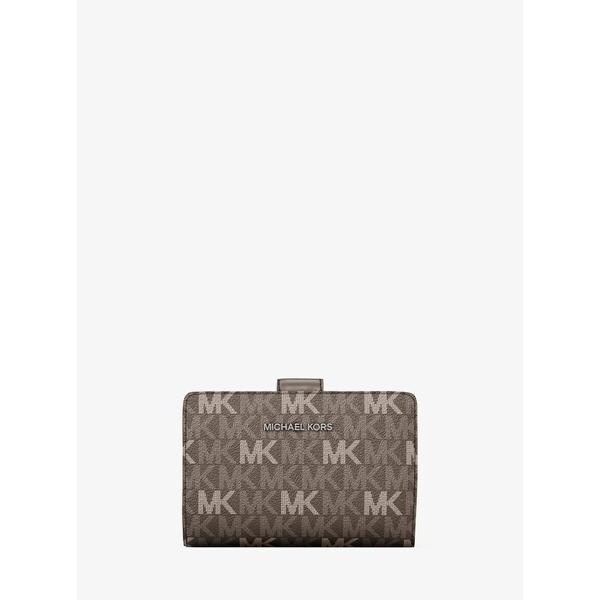 マイケル・コース（Michael Kors）/JET SET TRAVEL ビルフォールド ウォレット ミディアム − Mkシグネチャー