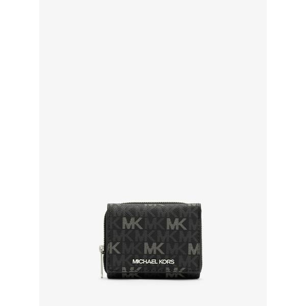 マイケル・コース（Michael Kors）/JET SET TRAVEL ジップアラウンド ウォレット スモール − Mkシグネチャー