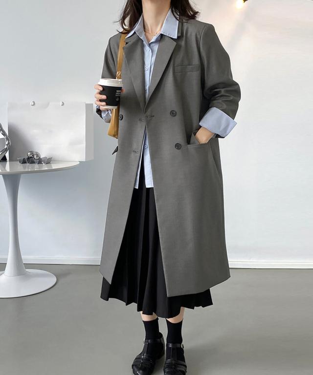 アイモン（Aimoon）/ロング テーラードジャケット レディース