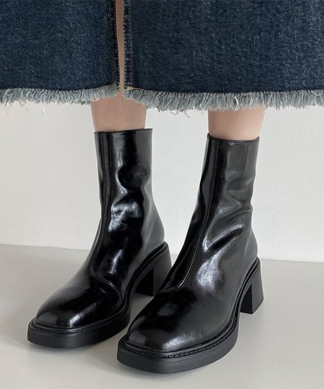 MilaOwen（ミラ オーウェン）インヒールニーハイブーツ オン