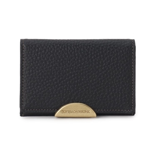 Toff&Roadstone トフアンドロードストーン カードケース レザー 黒 トフアンドロードストーン（TOFF&LOADSTONE）/ビジネスカードケース