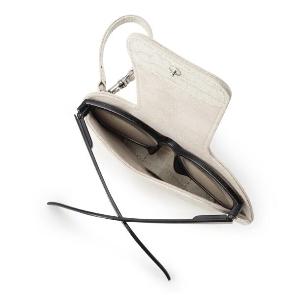 トフアンドロードストーン（TOFF&amp;LOADSTONE）/Eyewear case with strap croco（アイウェアケース with ストラップ クロコ）_7