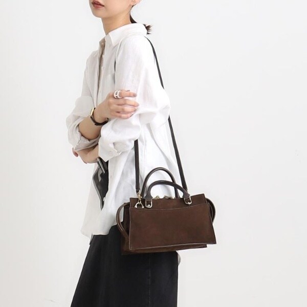 トフアンドロードストーン（TOFF&LOADSTONE）/Buddy handbag nubuck（バディ ハンドバッグ ヌバック）_1