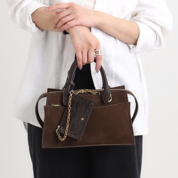 トフアンドロードストーン（TOFF&LOADSTONE）/Buddy handbag nubuck（バディ ハンドバッグ ヌバック）_16