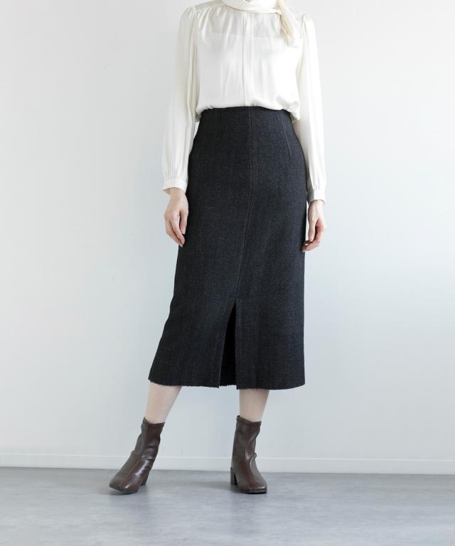 ディケイドクラシック（DECADE CLASSIC）/【DECADE CLASSIC】ウールAラインスカート