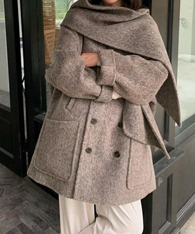 ディケイドクラシック（DECADE CLASSIC）/モダンショール ウールマフラーコート