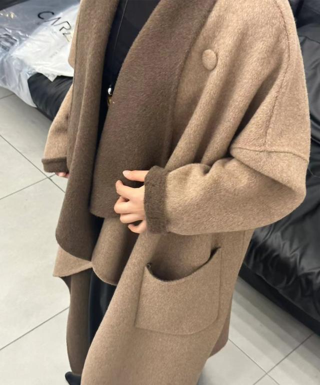 ディケイドクラシック（DECADE CLASSIC）/ドレープカラーデザイン ウールアシンメトリーコートの通販は