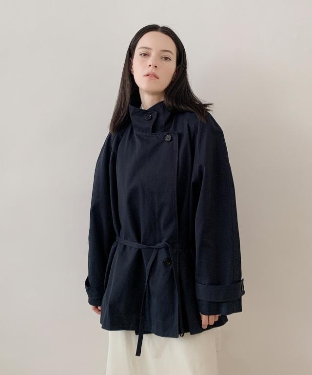 ディケイドクラシック（DECADE CLASSIC）/DECADE CLASSIC スタンドカラーミドル丈トレンチコート