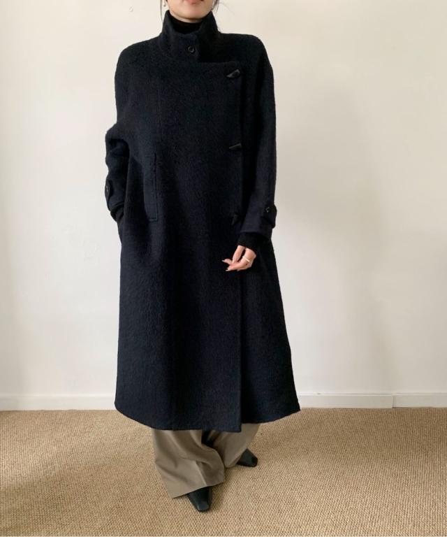 ディケイドクラシック（DECADE CLASSIC）/DECADE CLASSIC ウールアルパカシャギーステンカラーコート