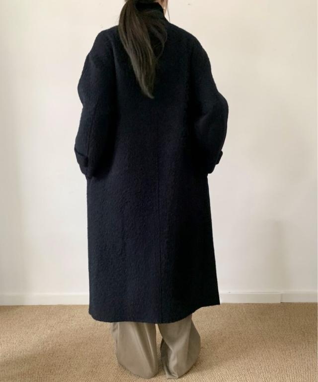ディケイドクラシック（DECADE CLASSIC）/DECADE CLASSIC ウールアルパカシャギーステンカラーコート_7