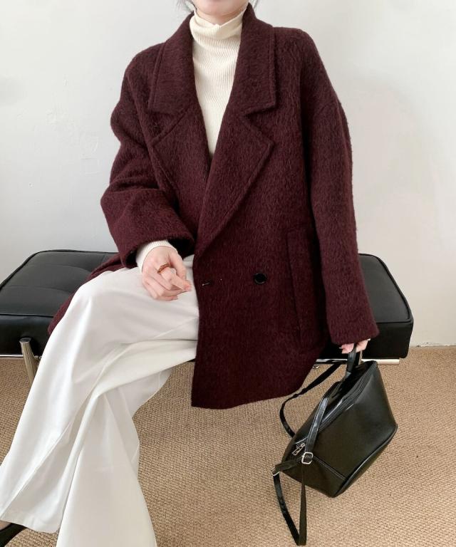ディケイドクラシック（DECADE CLASSIC）/DECADE CLASSIC ウールカシミヤピーコート_9