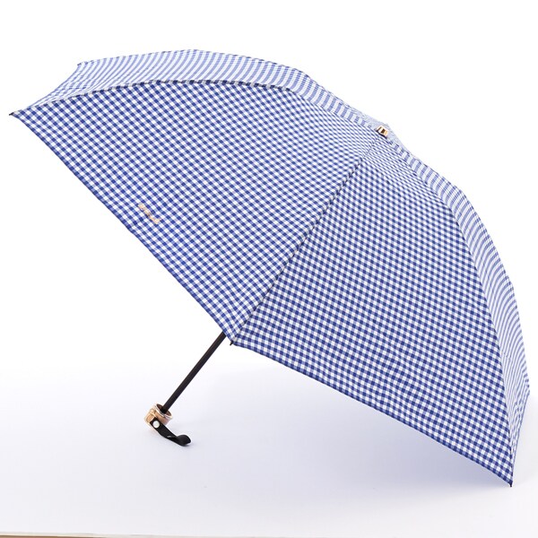 アニエスベー（agnes b．）/agnes b．(アニエスベー) ギンガムチェック先染め雨傘（折り畳み・ミニ傘）