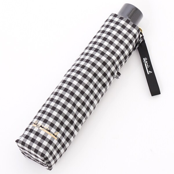 アニエスベー（agnes b．）/agnes b．(アニエスベー) ギンガムチェック先染め雨傘（折り畳み・ミニ傘） アニエスベー（agnes b．）/agnes b．(アニエスベー) ギンガムチェック