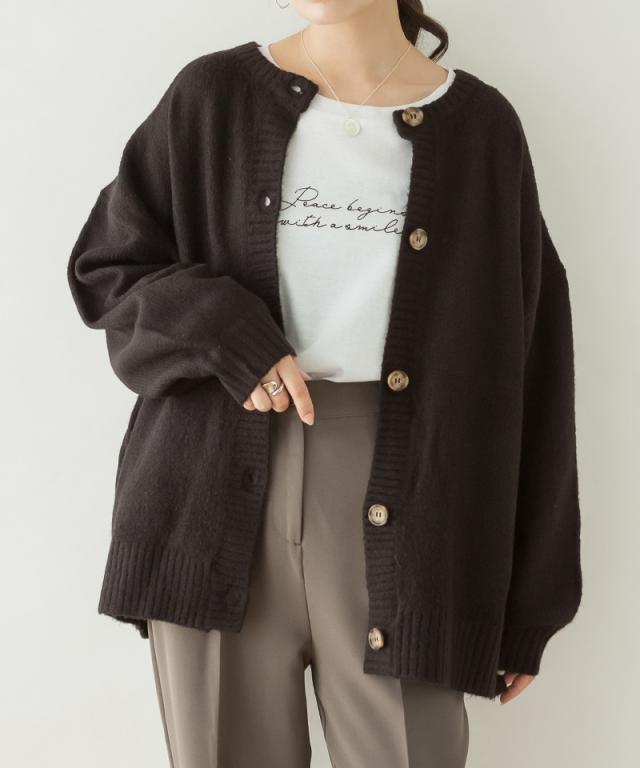 obli パールカーディガン 美品