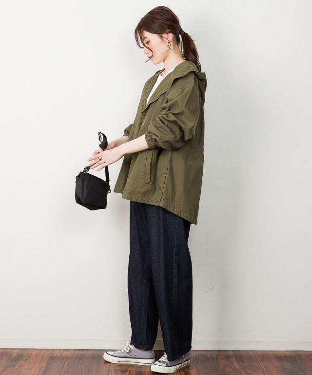 アットワン（atONE）/ボリューム袖マウンテンパーカー