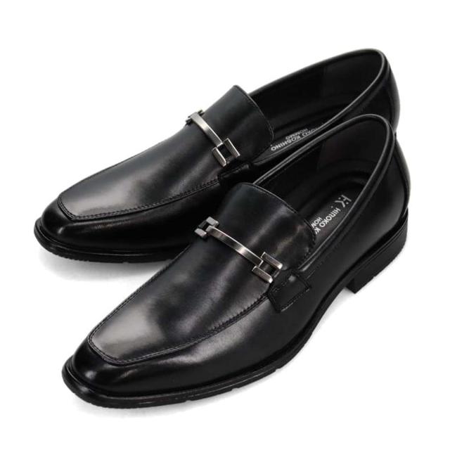 ヒロココシノ（HIROKO KOSHINO）/HIROKO KOSHINO HOMME メンズ ユーチップ ビット付きスリッポンドレスシューズ