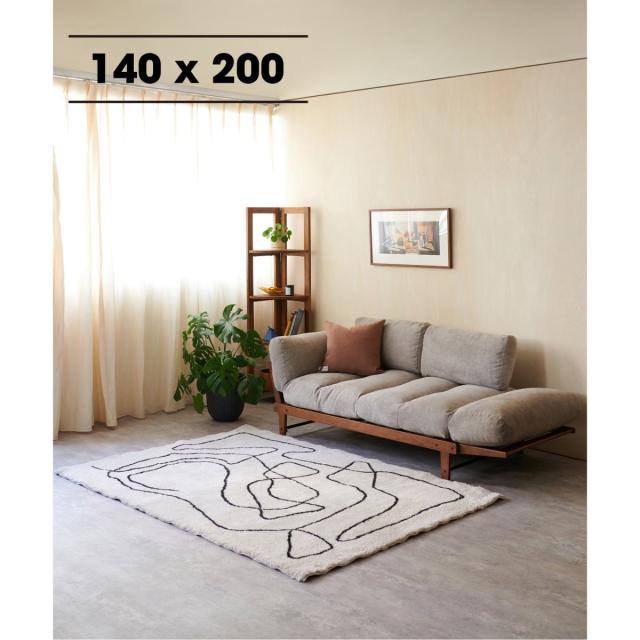 ジャーナルスタンダードファニチャー（JOURNAL STANDARD FURNITURE）/FERNERO RUG 140x200　フェルネロラグ
