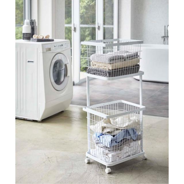 ジャーナルスタンダードファニチャー（JOURNAL STANDARD FURNITURE）/《WEB限定》【tower/タワー】 ランドリーワゴン+バスケット