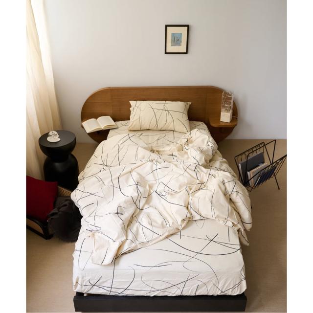 ジャーナルスタンダードファニチャー（JOURNAL STANDARD FURNITURE）/WEATHER LINES BOX SHEET D　ボックスシーツ ダブル_5