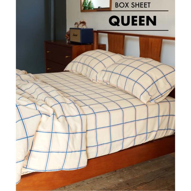 ジャーナルスタンダードファニチャー（JOURNAL STANDARD FURNITURE）/BILLY BOX SHEET Q　ボックスシーツ クィーン