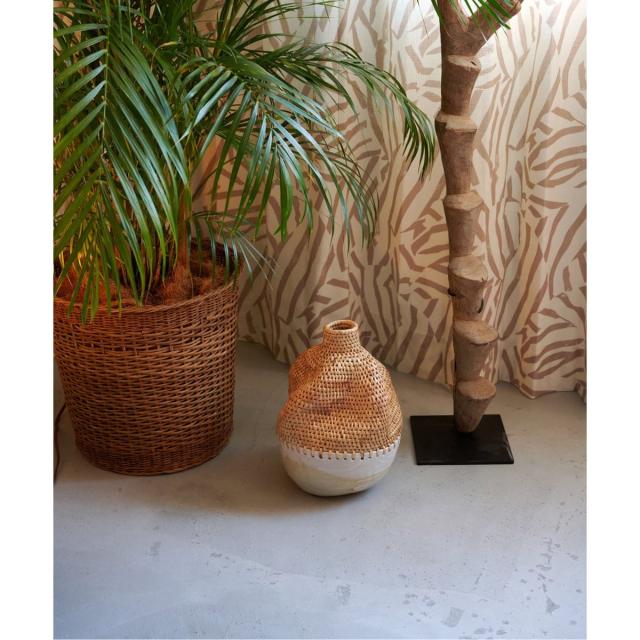 ジャーナルスタンダードファニチャー（JOURNAL STANDARD FURNITURE）/MIX WOVEN VASE FREE FORM　フラワーベース