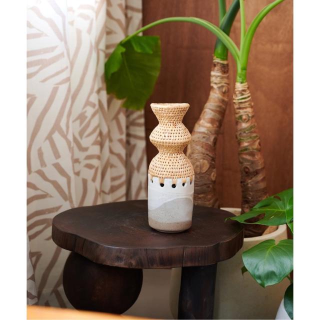 ジャーナルスタンダードファニチャー（JOURNAL STANDARD FURNITURE）/MIX WOVEN VASE FLOW　フラワーベース