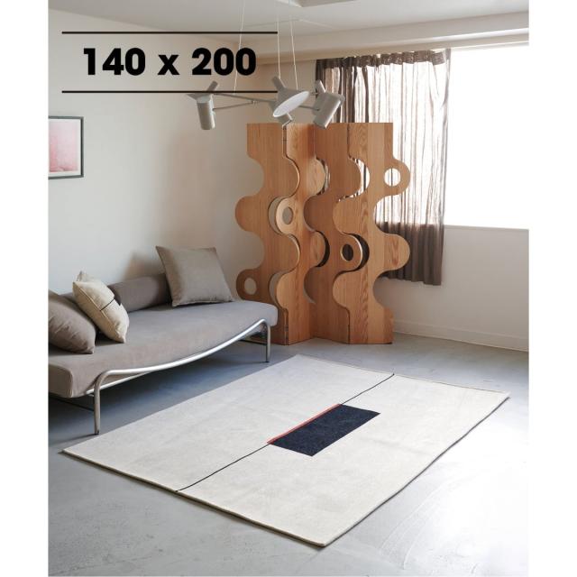 ジャーナルスタンダードファニチャー（JOURNAL STANDARD FURNITURE）/LINEAR GEO RUG 140X200 ライナージオ 引っ敷き