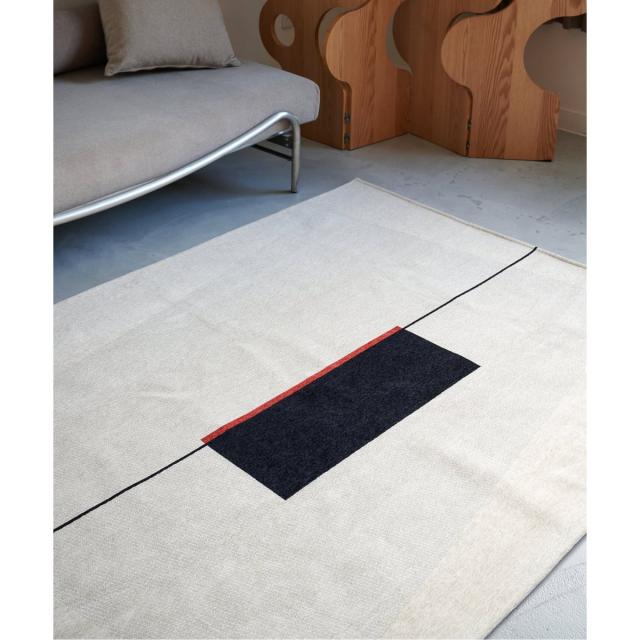 ジャーナルスタンダードファニチャー（JOURNAL STANDARD FURNITURE）/LINEAR GEO RUG 140X200 ライナージオ 引っ敷き