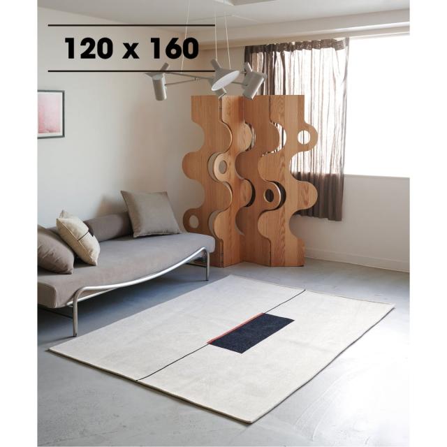 ジャーナルスタンダードファニチャー（JOURNAL STANDARD FURNITURE）/《予約》LINEAR GEO RUG 120X160　ライナージオ ラグ