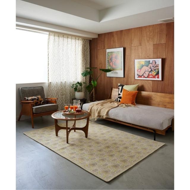 ジャーナルスタンダードファニチャー（JOURNAL STANDARD FURNITURE）/《予約》BLOOMPAISLEY RUG 200X200　ブルームペイズリー ラグ_8