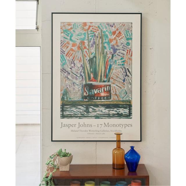 ジャーナルスタンダードファニチャー（JOURNAL STANDARD FURNITURE）/4 POSTER JASPER JOHNS　アートフレーム