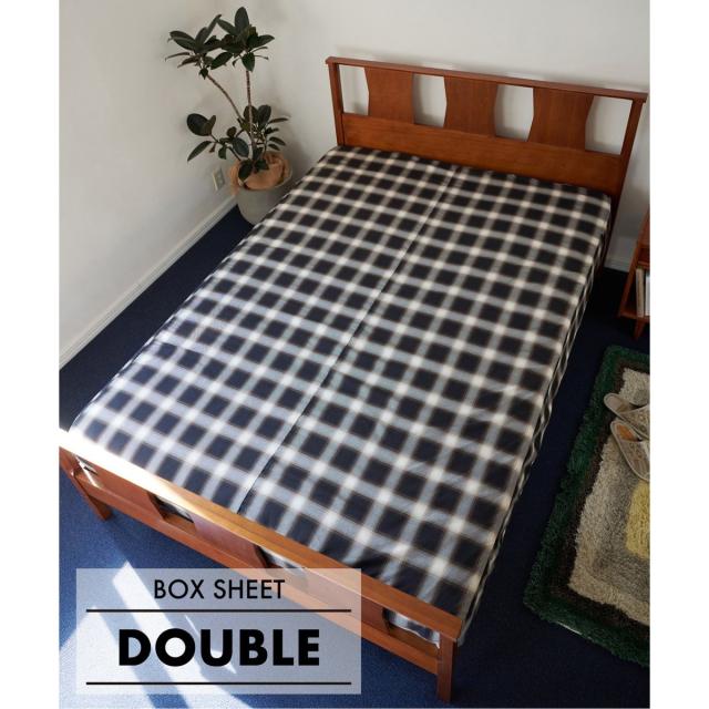 アクメファニチャー(ACME Furniture)/OMBRE CHECK BOX SHEET D ボックスシーツ ダブル