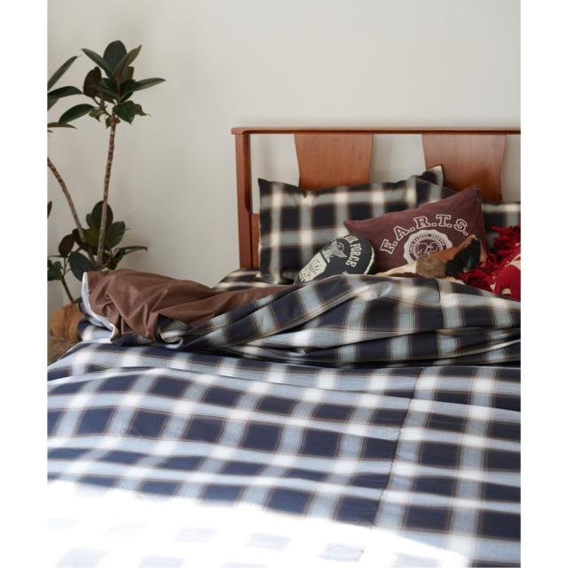 ACME アクメファニチャー　掛け布団カバー　ダブルサイズ　ストライプ ACME アクメファニチャー 掛け布団カバー ダブルサイズ ストライプ