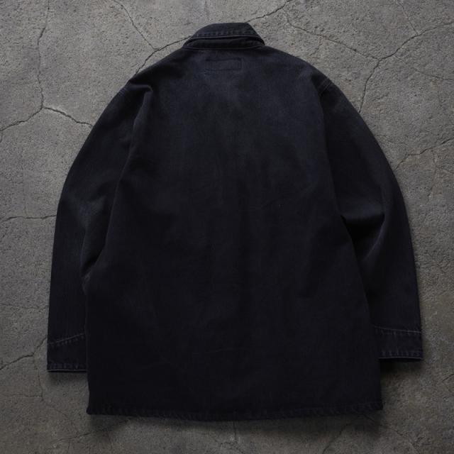 B813 ユニバーサルオーバーオール　セットアップ　カバーオール　ブラック　美品 U-3.5万円で即戦力な令和セットアップ】洗えて伸びる“きちんと