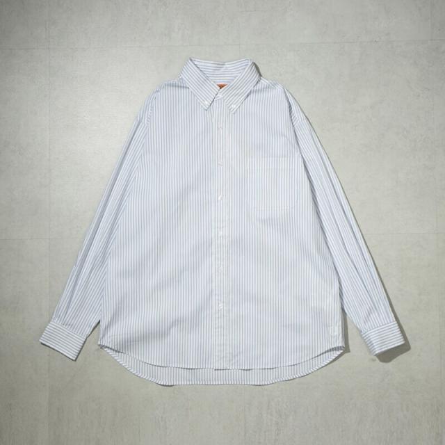 ユニバーサルオーバーオール（UNIVERSALOVERALL）/BD SHIRT/シャツ/ストライプシャツ