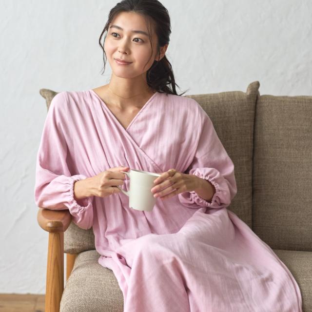ココチビューティー（cococi beauty）/ココチビューティ リナ ガーゼカシュクールワンピースＬ_3
