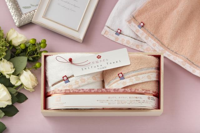 今治☆木箱入至福タオル Shifuku Towel バス2フェイス2合計4枚！ 今治☆木箱入至福タオル Shifuku Towel バス2フェイス2合計4枚