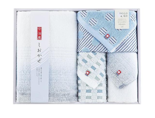 今治タオル（imabari towel）/今治タオル しおかぜ ウォッシュ1枚・フェイス2枚・バスタオル1枚入りの通販は 5,170円