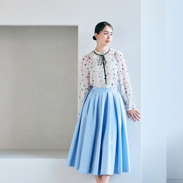 オーディア ミューズ（Audie a Muses）/ボリュームタックスカート/ 無地の通販は