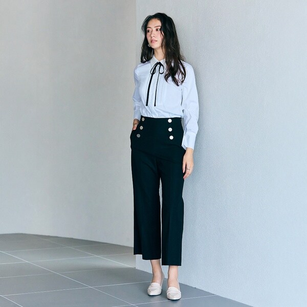 オーディア ミューズ（Audie a Muses）/スパンコール襟ブラウスの通販は