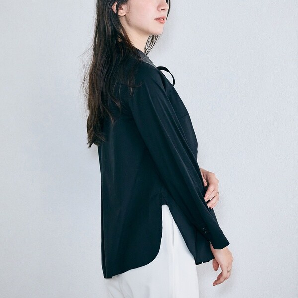 オーディア ミューズ（Audie a Muses）/スパンコール襟ブラウスの通販は