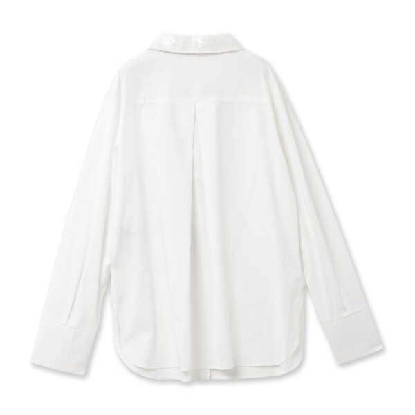 オーディア ミューズ（Audie a Muses）/スパンコール襟ブラウスの通販は