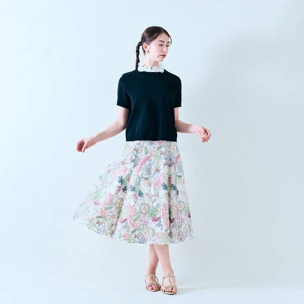 オーディア ミューズ（Audie a Muses）/トロピカル刺繍スカート_2