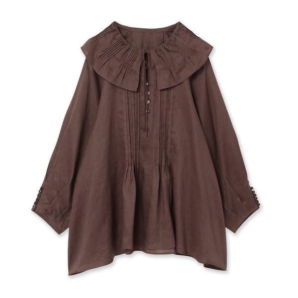 オーディア ミューズ（Audie a Muses）/オーバーピンタックブラウスの