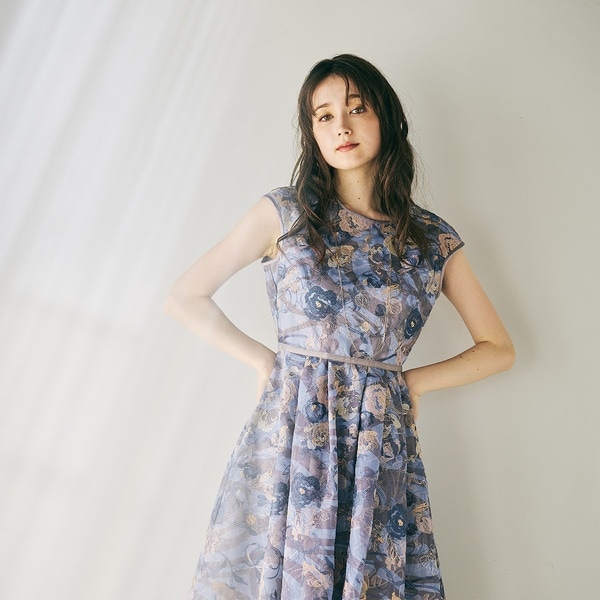 オーディア ミューズ（Audie a Muses）/アールヌーボー調刺繍ワンピース