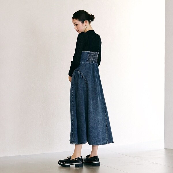 オーディア ミューズ（Audie a Muses）/デニムドッキングワンピース